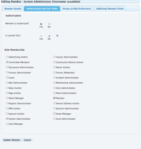 membership administration