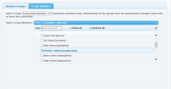 maintaining group membership