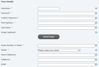 your details